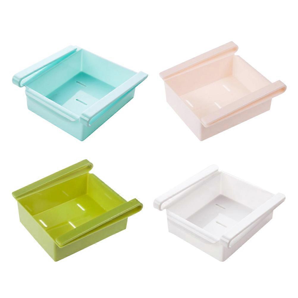 It looks like you're referring to a product listing for **sliding fridge shelf organizers**. Here's a breakdown of the key features based on the