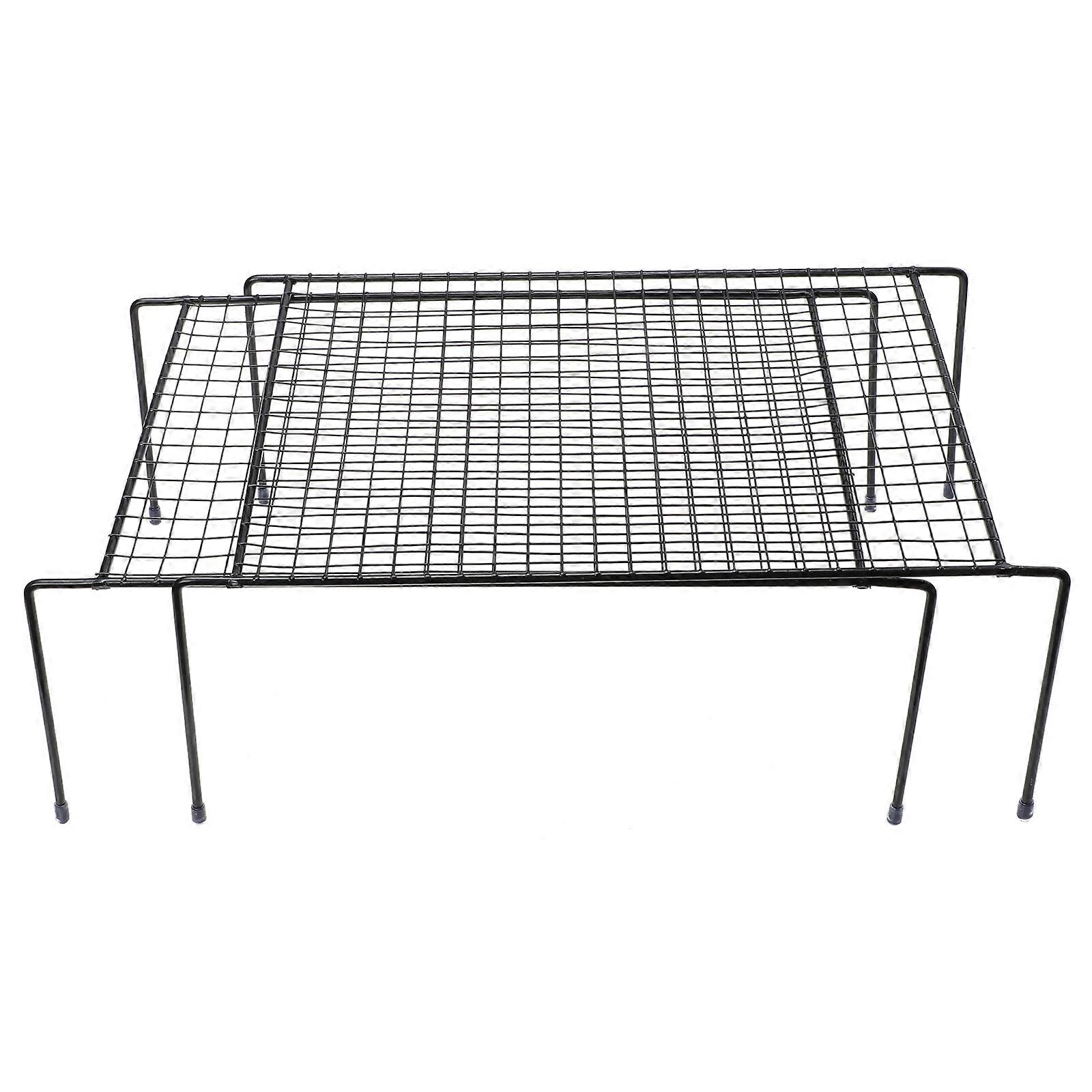 1pc Expandable Shelf for Kitchen Counter Stackable Home Organizer