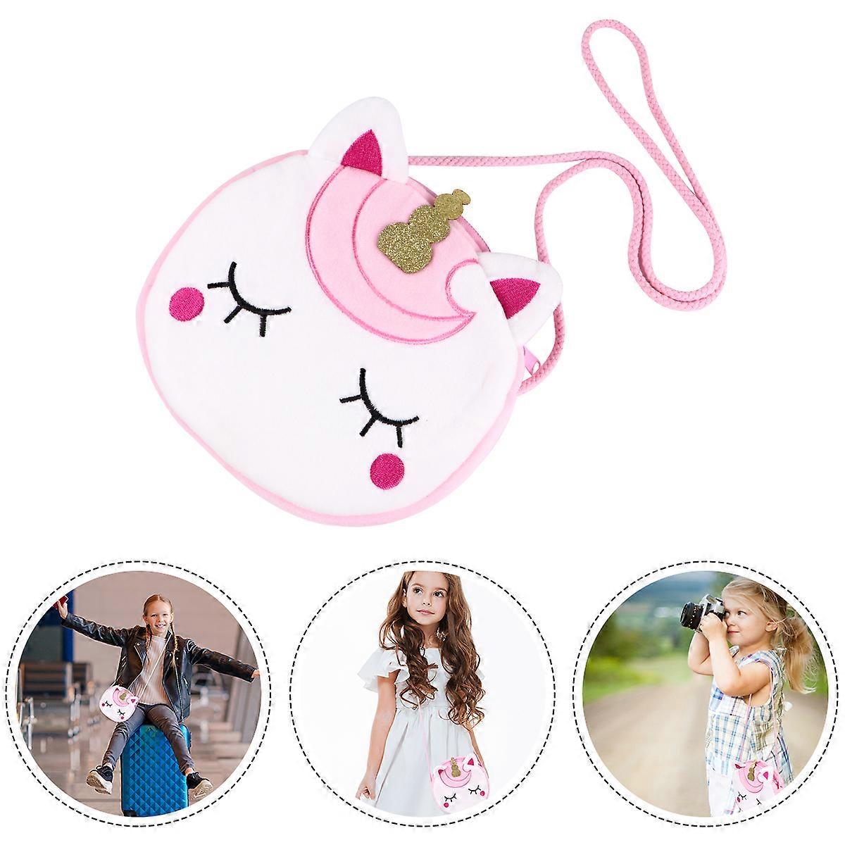 It looks like you've provided a product title or listing for a **Portable Mini Unicorn Shoulder Bag** (likely for a plush toy or small items). Here's