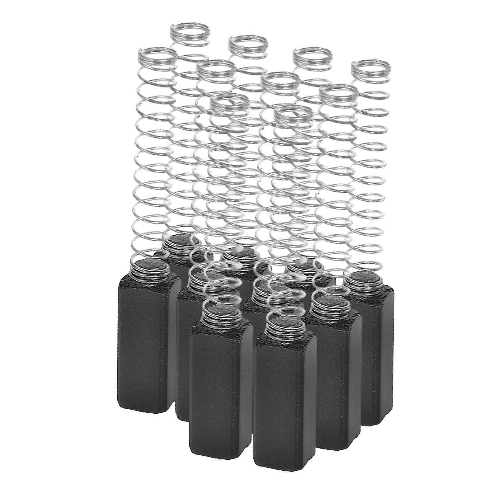 10pcs Sewing Machine Carbon Brushes for Overlock Machines Easy Installation, Enhanced Motor Protection, Compatible with Power Tools