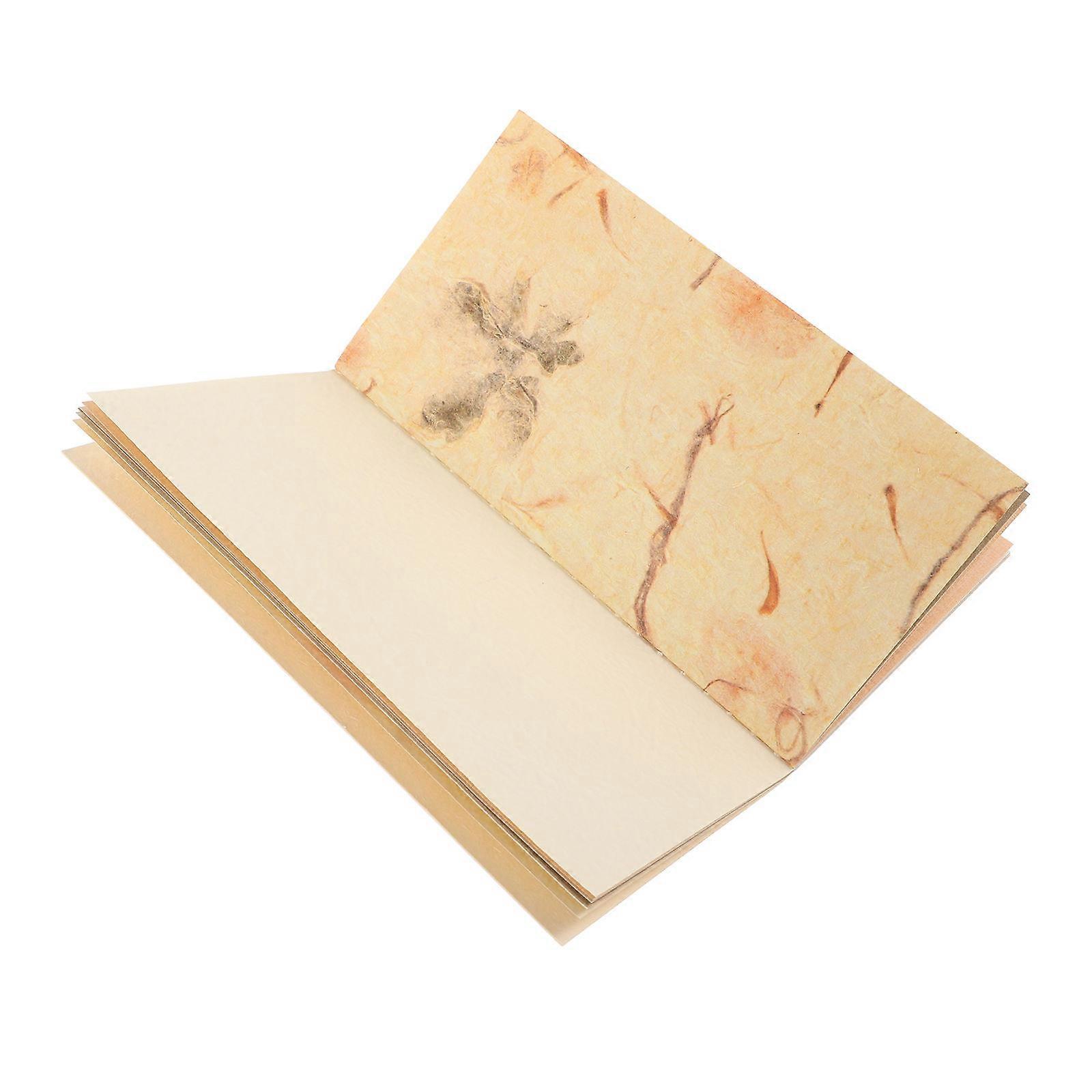 Flower Paper Crafting Notebook for Writing 1 Book Durable Material