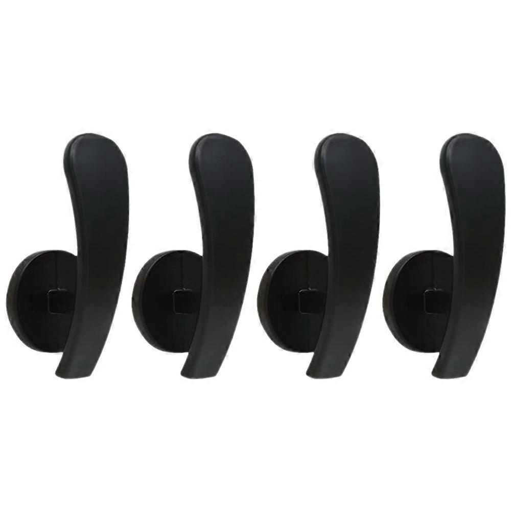 Curtain Tieback Metal Curtain Holdbacks for Hanging 4Pcs Wall Mounted Hooks