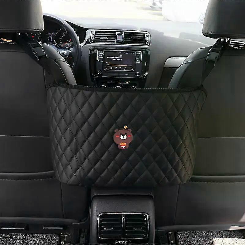 There Are Storage Net Pockets In The Middle Seat of The Car Fit For Girls Car Storage Hanging Bag Chair Back Storage Car Supplies