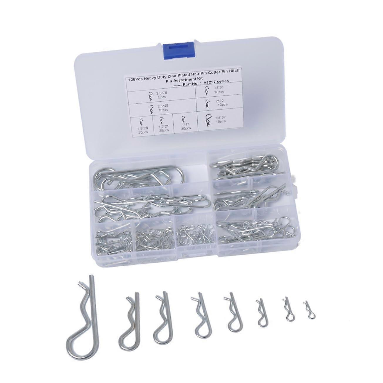 1 Box of R Shape Locking Pin RShape Splint Carbon Steel Locking Pin