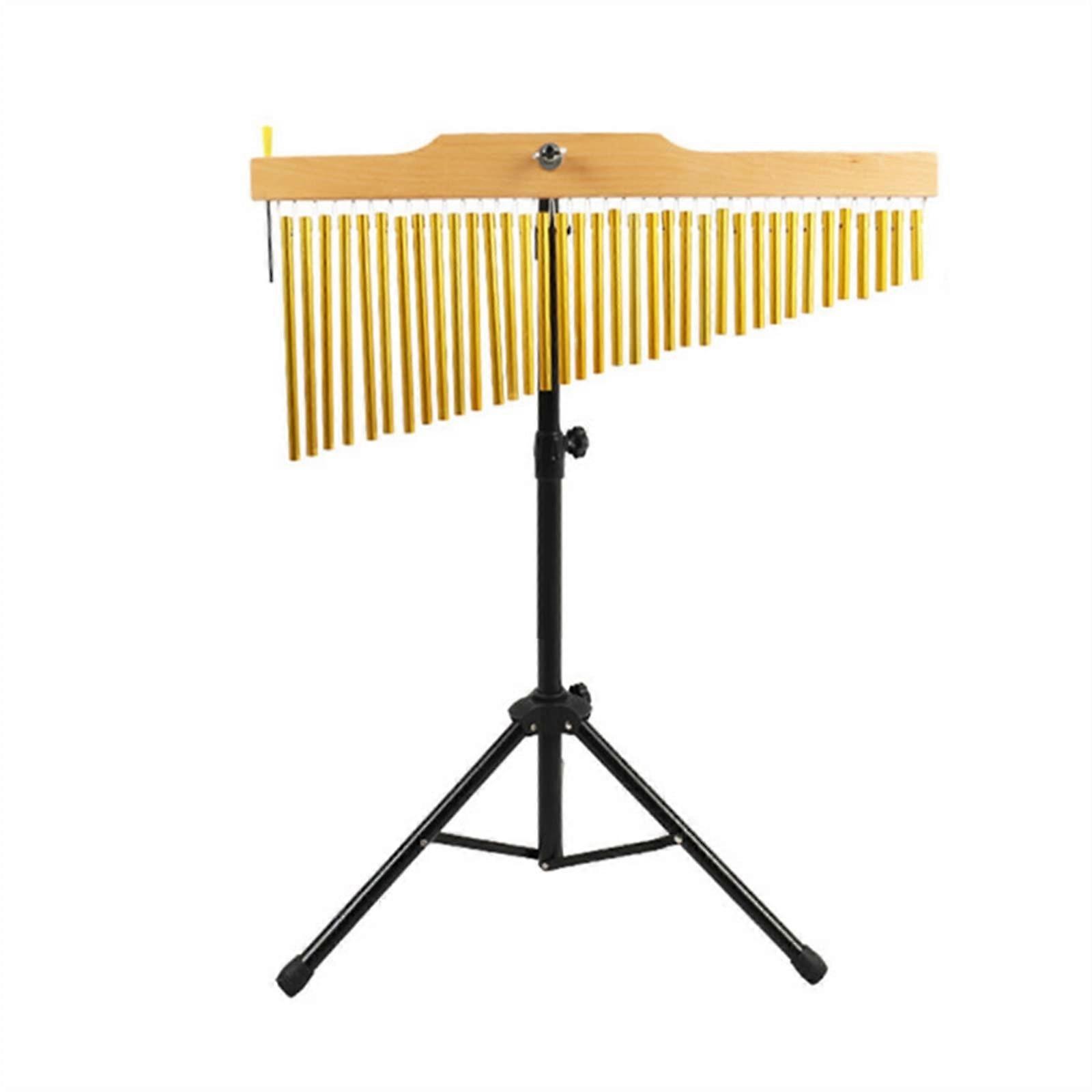 36-Ton Wind Chime Band Instrument 25-Ton Tree Percussion with Stand and Sound Plates Color 36 Tone