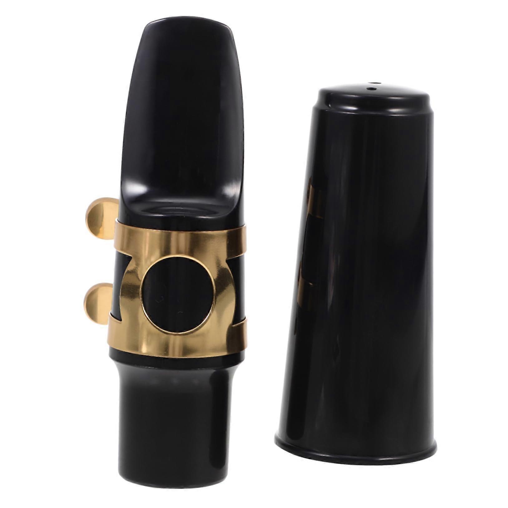 1Satz Saxophon Mouthpiece Kit with Caps, Reeds, and Cushions for Easy Transport and High-Quality Performance
