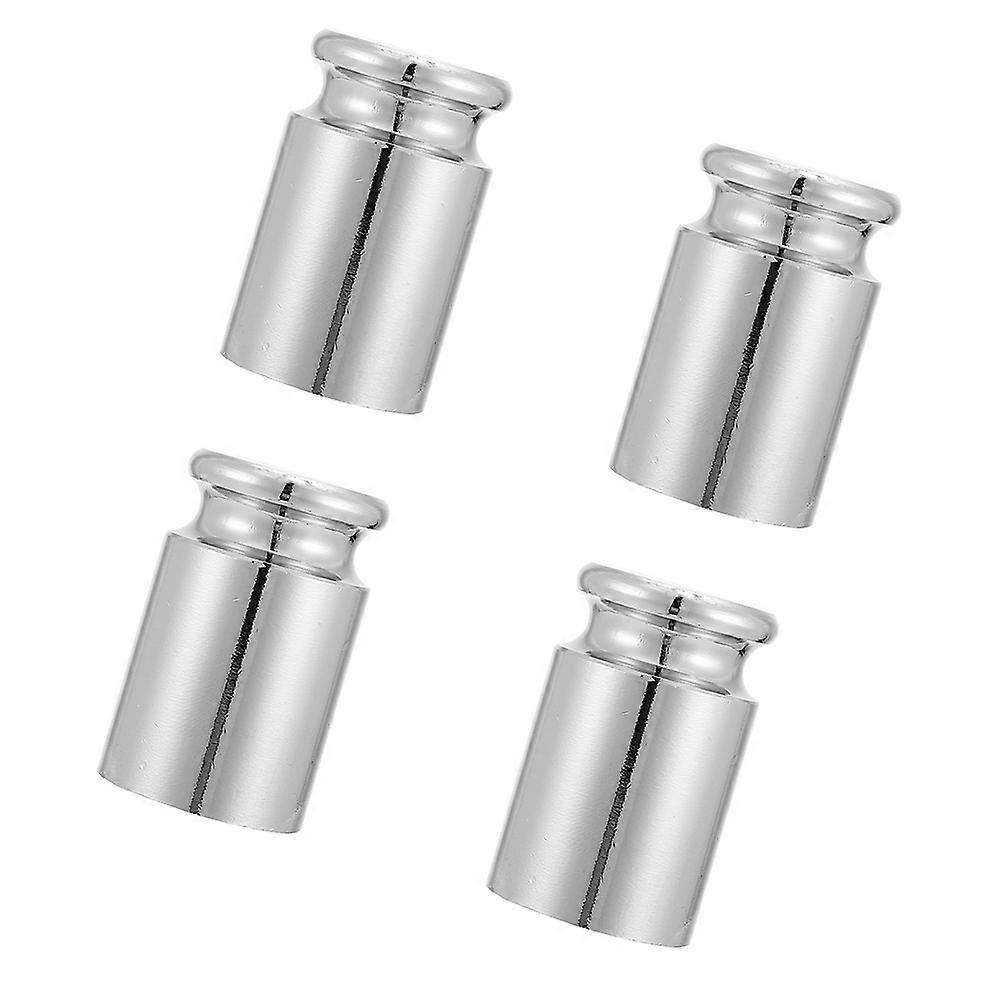 Calibration Weights for Digital Scale Balance Use High Accuracy Standard Steel Silver 4Pcs