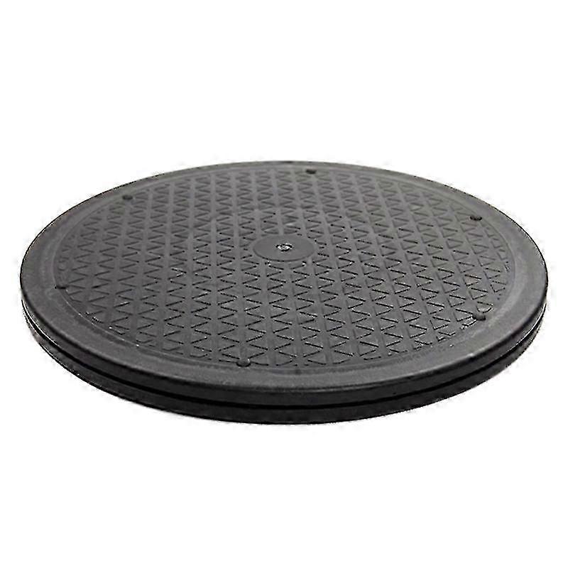 12 Inch Heavy Duty Rotating Swivel Steel Stand for Monitor TV Turntable Lazy Susans Black Round Base