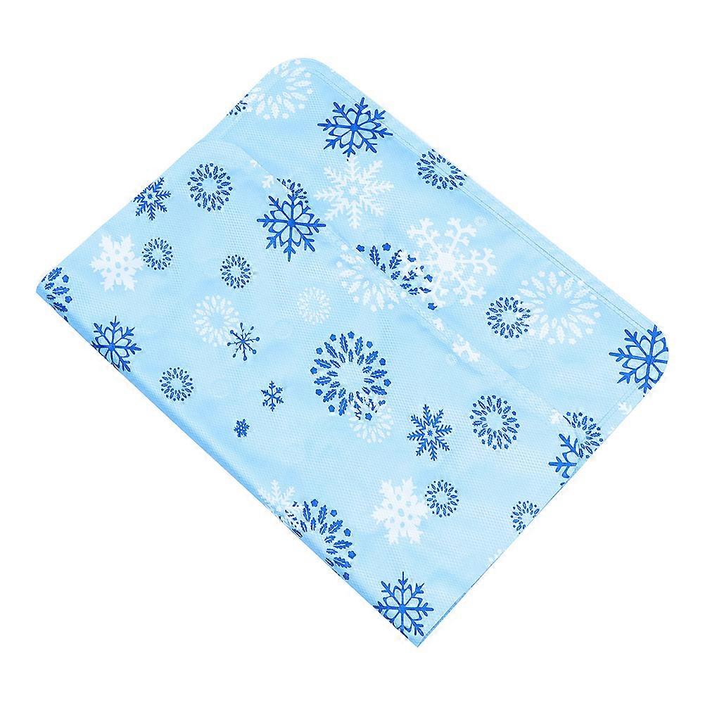 Animal Cooling Mat For Small Pets Summer Weather Blue 40X30CM Automatically Rechargeable 1Pack