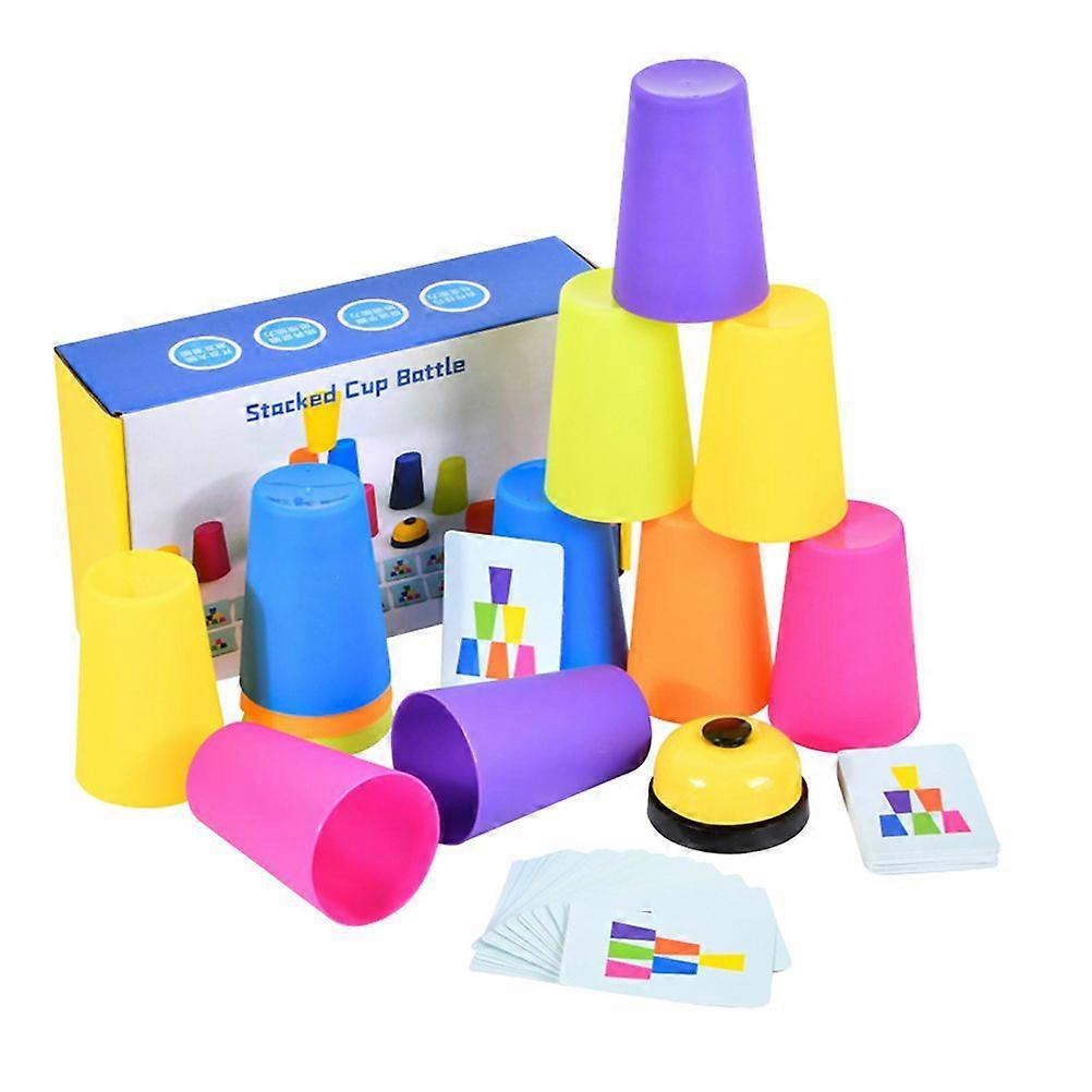 1 Set Stacking Cup Battle Toy Kids Stacking Games Toy Educational Stacking Toys