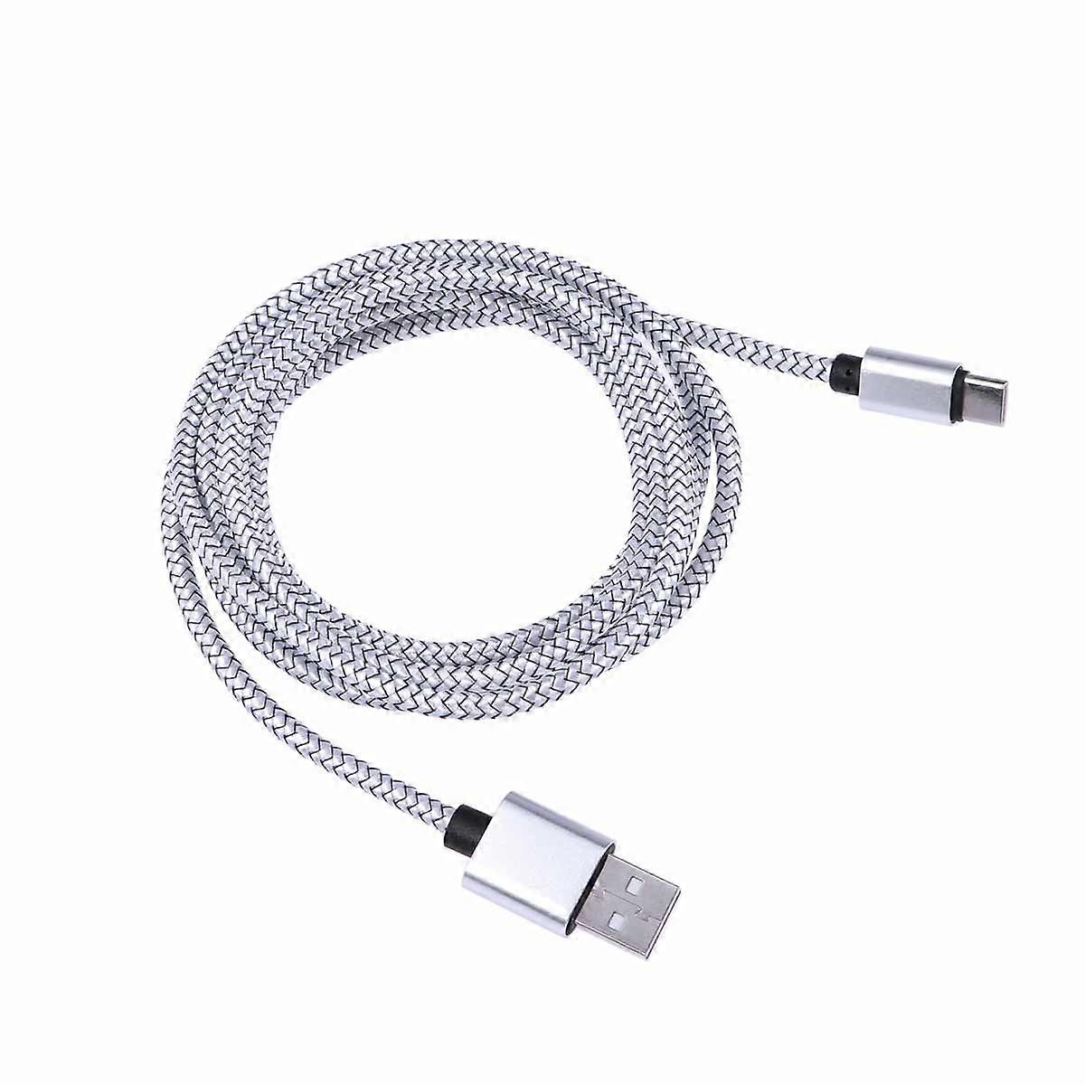 USB Type C Cable Nylon Braided 2M 2.0A USB C Quick Charger Fast Data Sync and Charging Cable for S9/ S8/ S8 Plus/ Note 8/ P9/ Honor / / / 5 3T 2 and