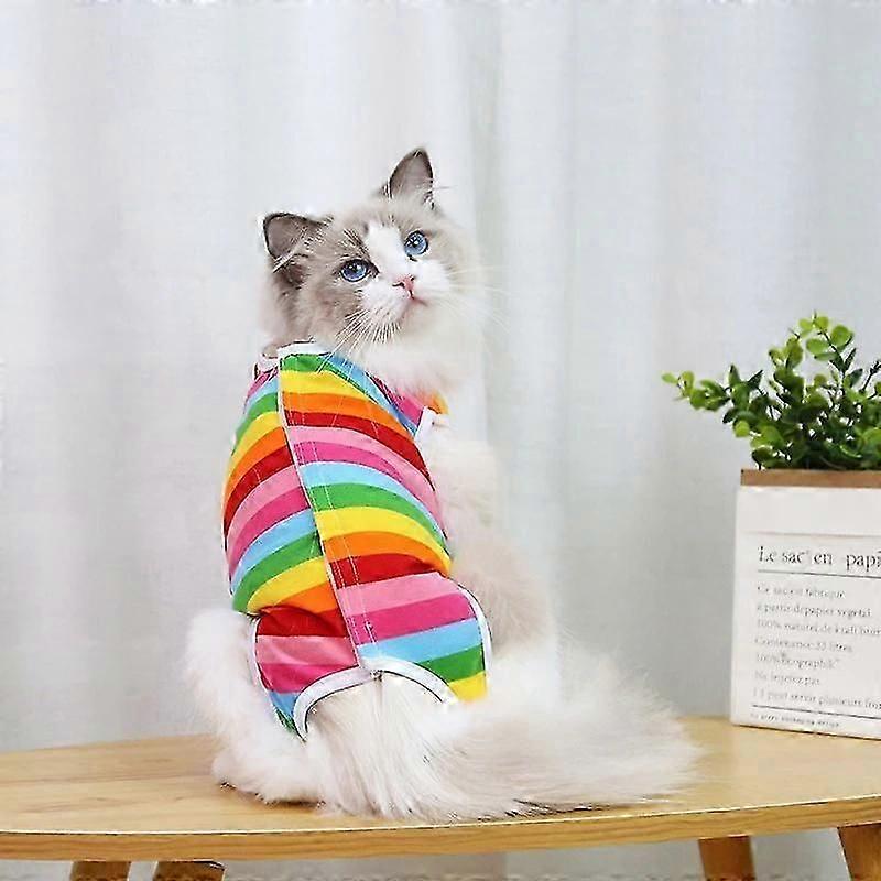 Cat Sterilization Suit Anti-licking Surgery After Recovery Pet Care Clothes Breathable Cats Weaning Suit
