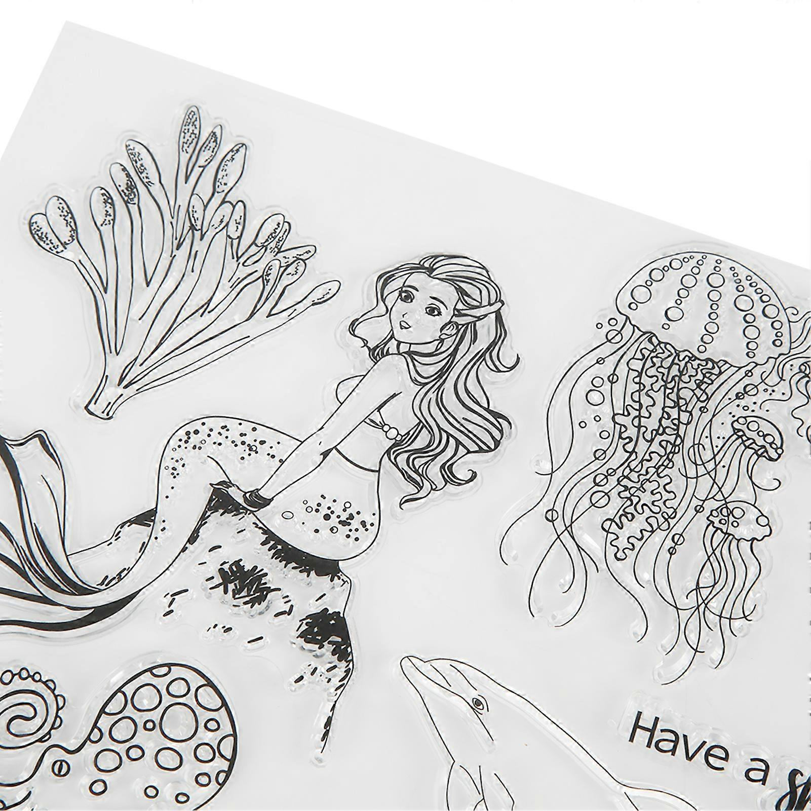 Clear Stamps TPR Carbon Steel Material Transparent Printing Appearance Decorative Reusable DIY Cutting Embossing Tool