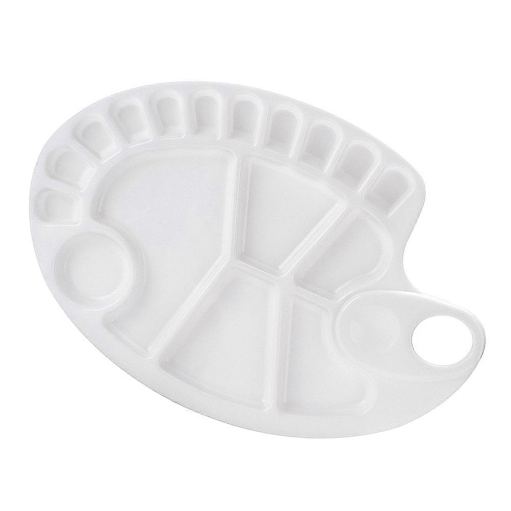 Color Mixing Pigment Plate Fish Shaped Drawing Palette For Beginners 30x20cm 2Set