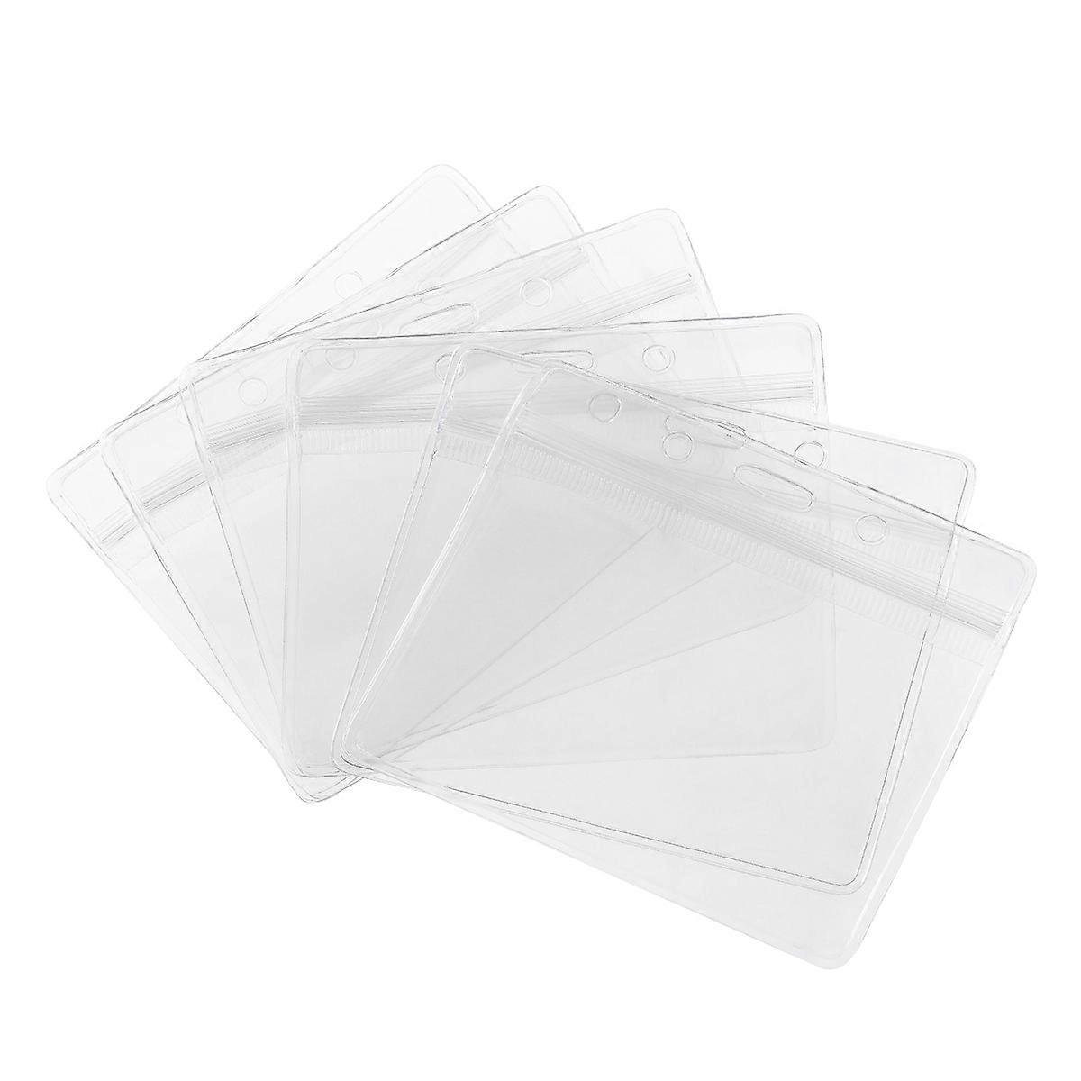 Plastic Card Holder For ID WINOMO Name Tag Badge ID Holders Waterproof Outdoor Activities 100Pcs