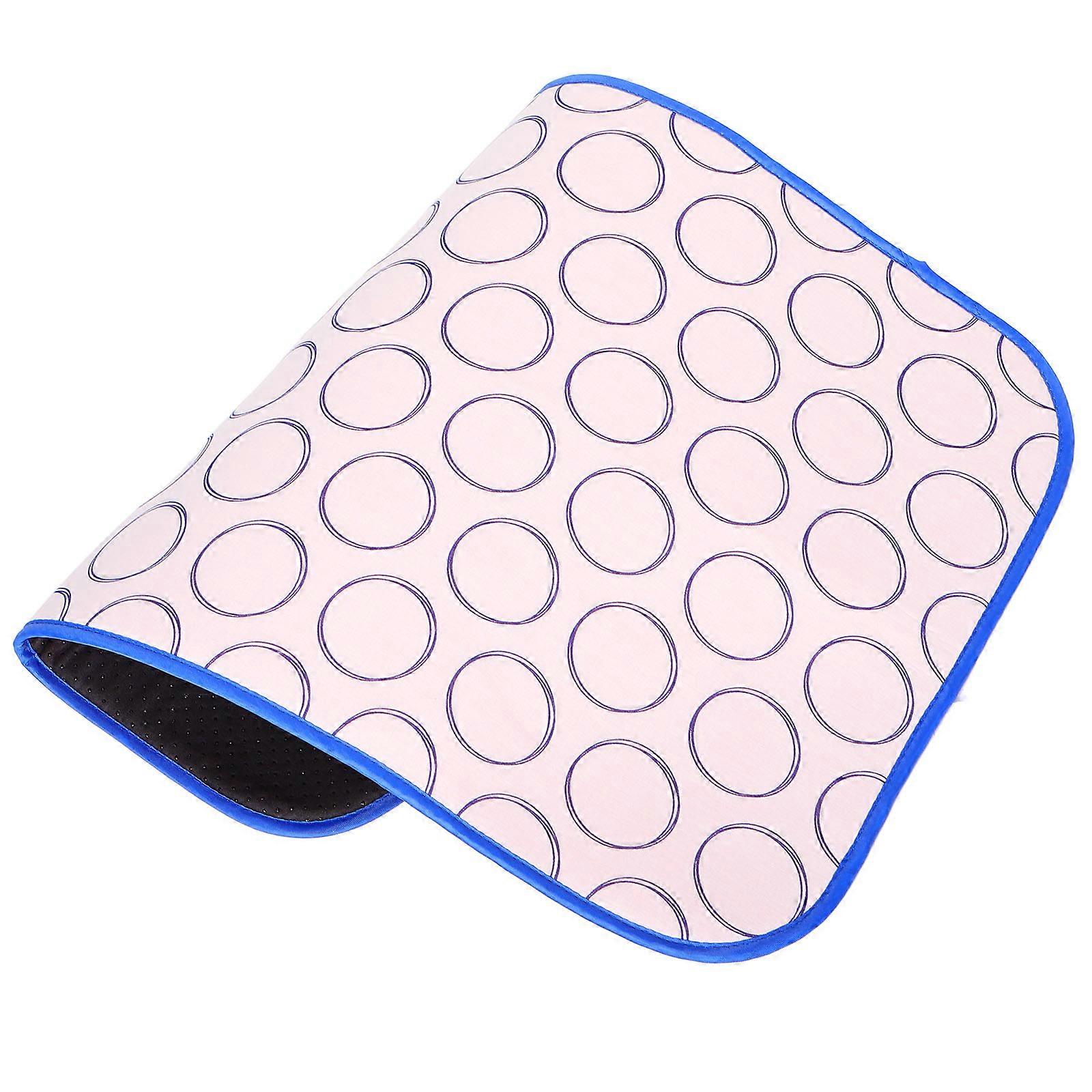 Soft Ironing Board Portable Design Ironing Mat for Home Use Pink 70.00X45.00X0.20CM Thickened Six-layer Design 1Pcs