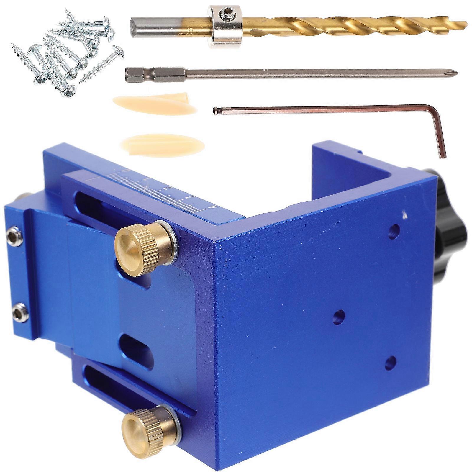 Angle Guide Portable Woodworking Jigs Accurate Alignment Chip Removal 13.2X9.8CM 1Set