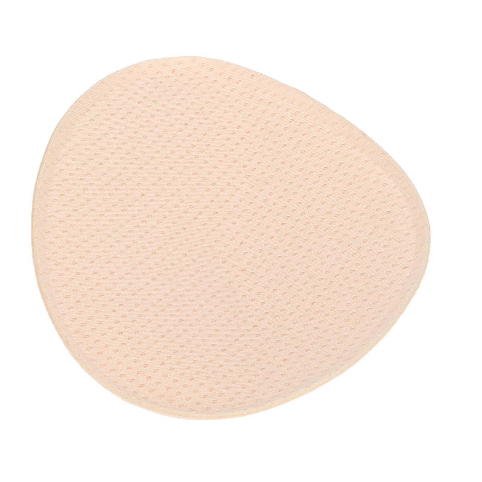 Triangular Shape Bra Insert Concave Cloth Fabric Breathable Close Fitting Bra Pad