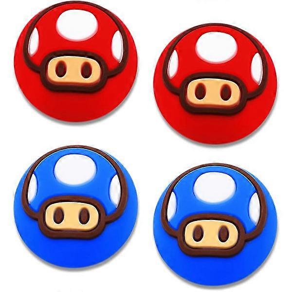 Thumb Grip Caps for Nintendo Switch/OLED/Switch Lite, 4 pcs Caps for Nintendo Switch Joystick Cover Kawaii Accessories Switch Thumb Grips