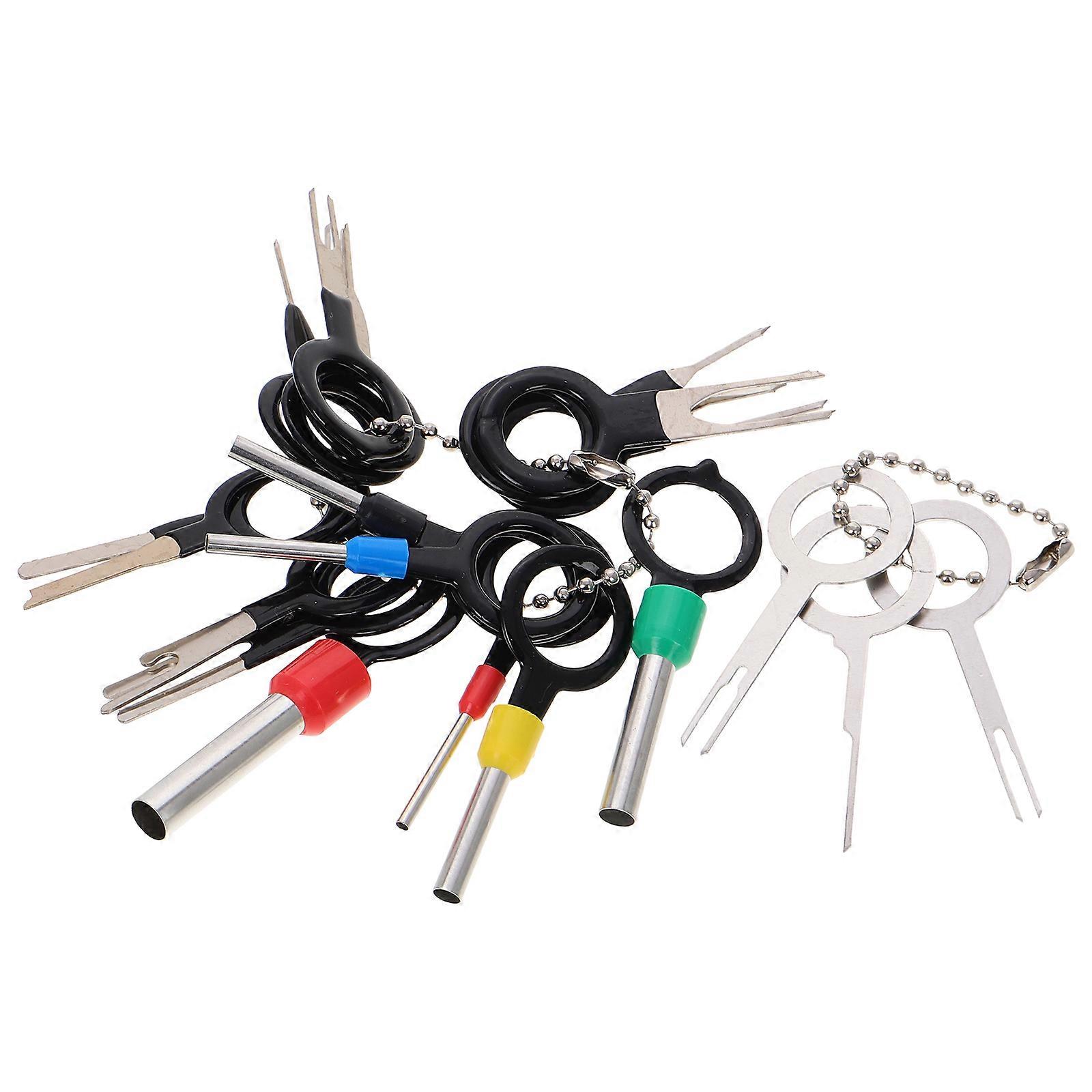 21pcs Terminal Removal Tool Kit Precision Pin Extractor for Automotive Electrical Connectors Durable & Versatile Car Wire Connector Tool Set