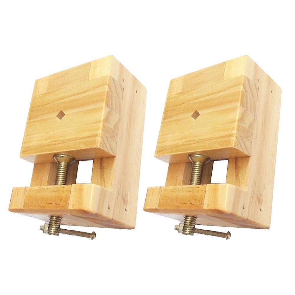 Pince à sculpter les sceaux (lot de 2) beige, ergonomique et confortable, pour table ou établi, en bois ou métal, idéale pour une utilisation domestique ou pour la pierre.