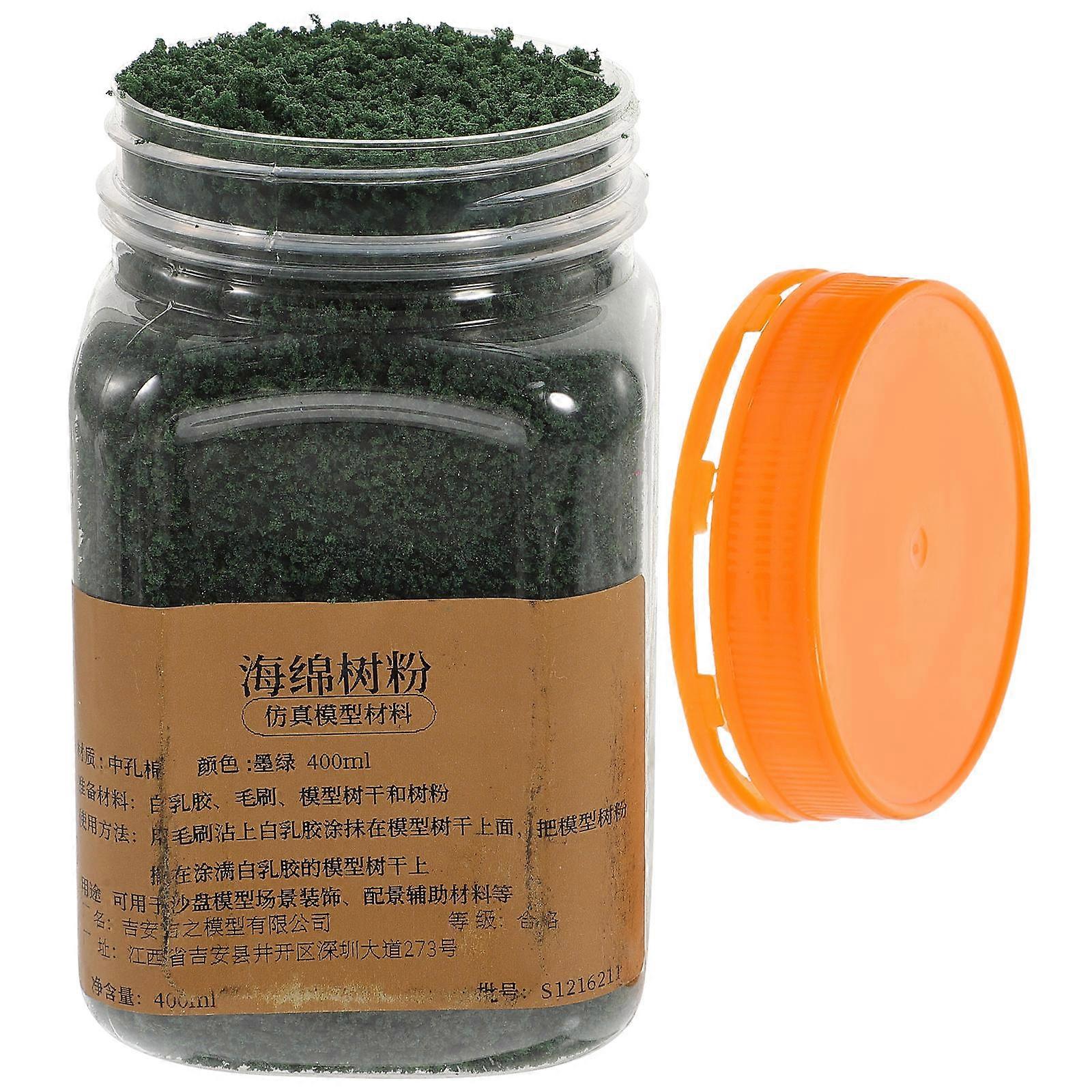 Scatter Sponge Moss 400ml Ideal For Miniature Models Dark Green 1Set
