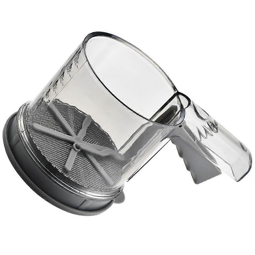 PP Hand Held Flour Sifter for Home Use Grey Easy to Clean and Store 7.8 oz Capacity