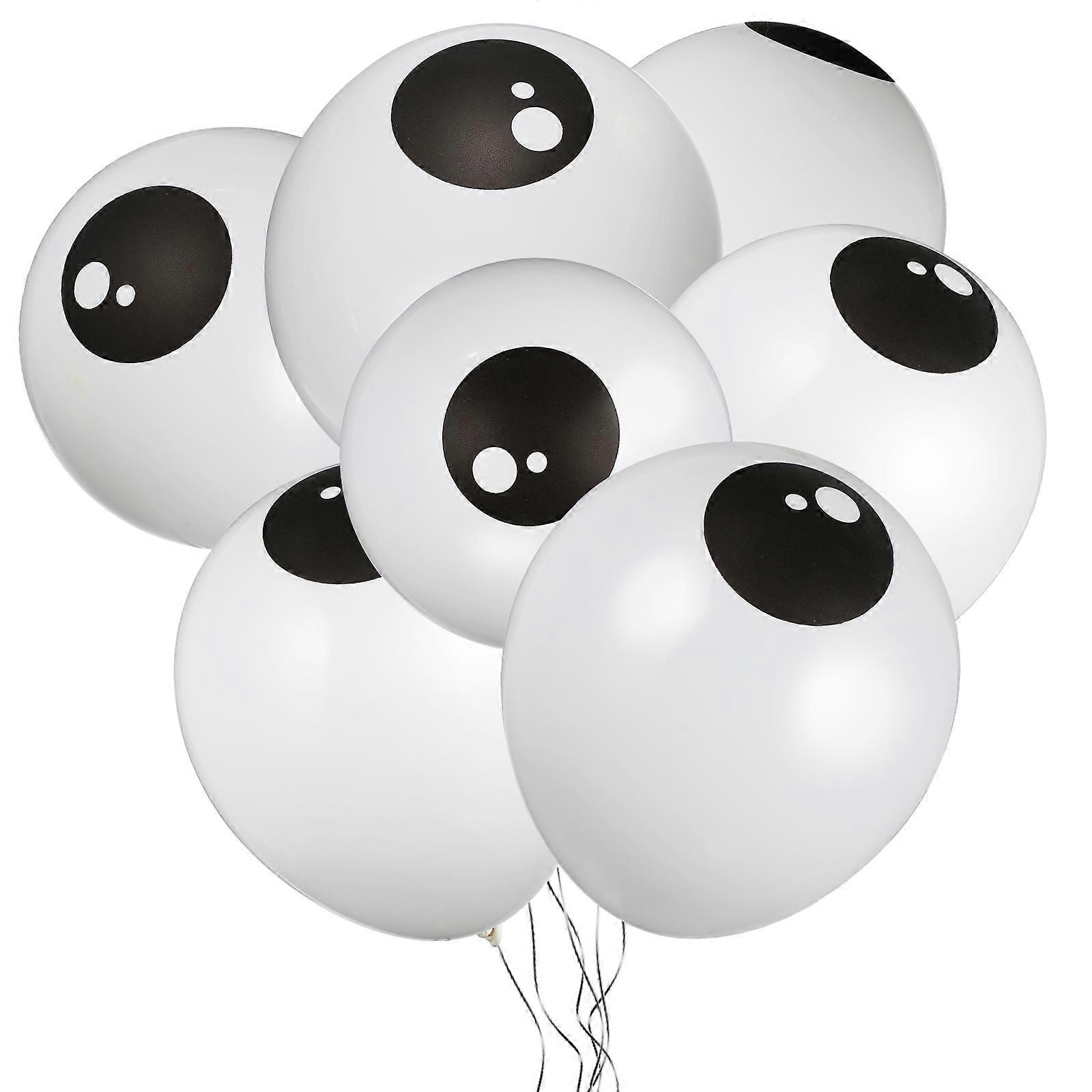 Halloween Eyeball Latex Balloons Spooky Party Decorations with Creepy Eye Design for Walls, Windows, and Doors to Create a Unique Frightening