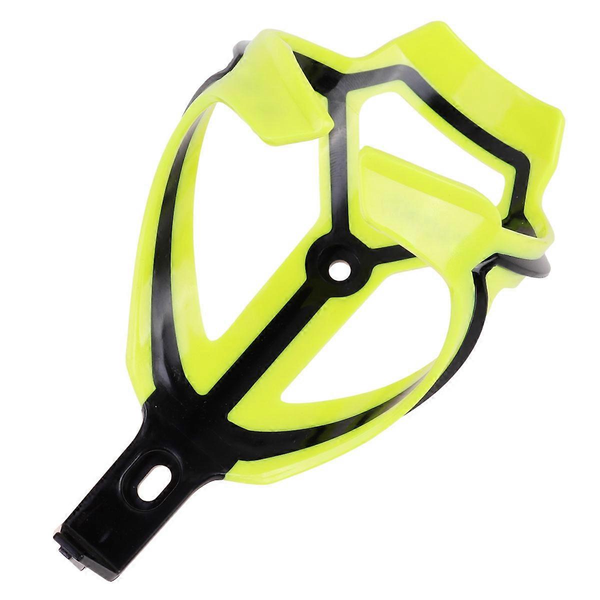 Durable Bike Bottle Cage for Secure Hold High Strength PC Fiberglass Material Yellow Fits Mountain