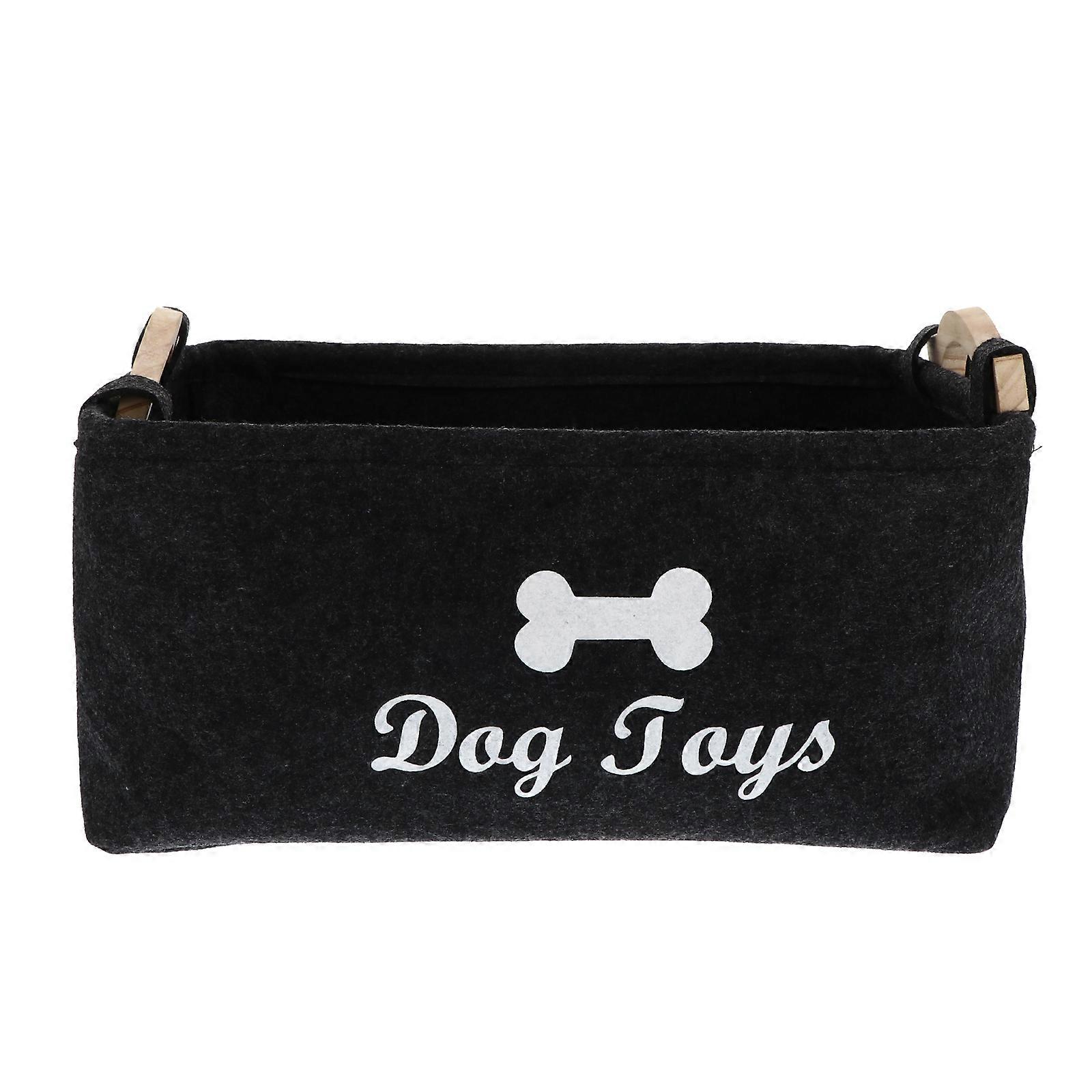 Multipurpose Pet and Accessories Storage Felt Basket Chest Organizer