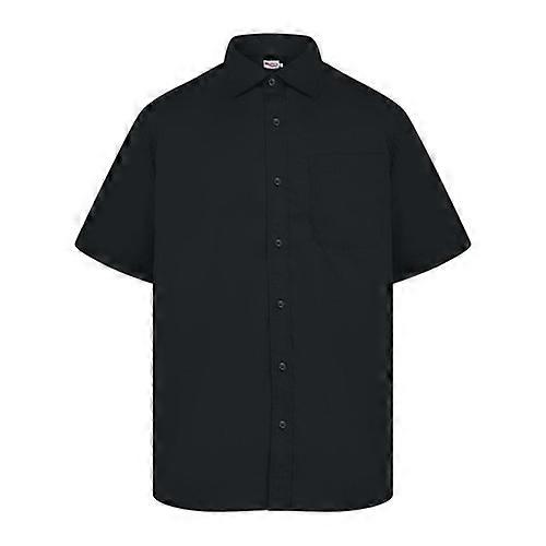 Absolute Apparel Mens Short Sleeved Classic Poplin Shirt
