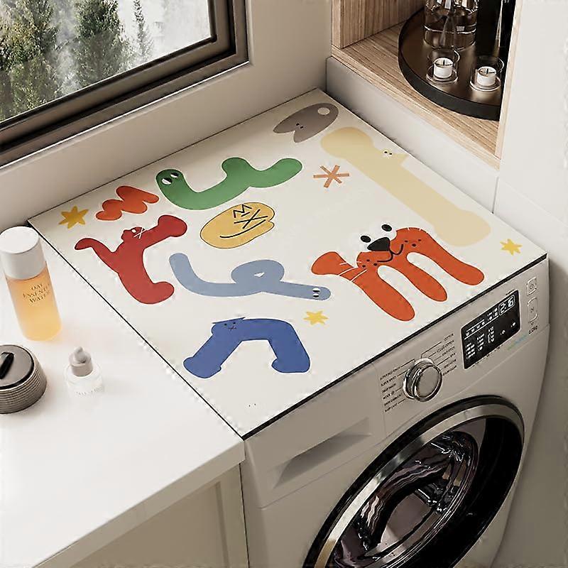 Washable NonSlip Absorbent Placemat – Universal Cover for Washing Machine, Refrigerator (35x45cm)