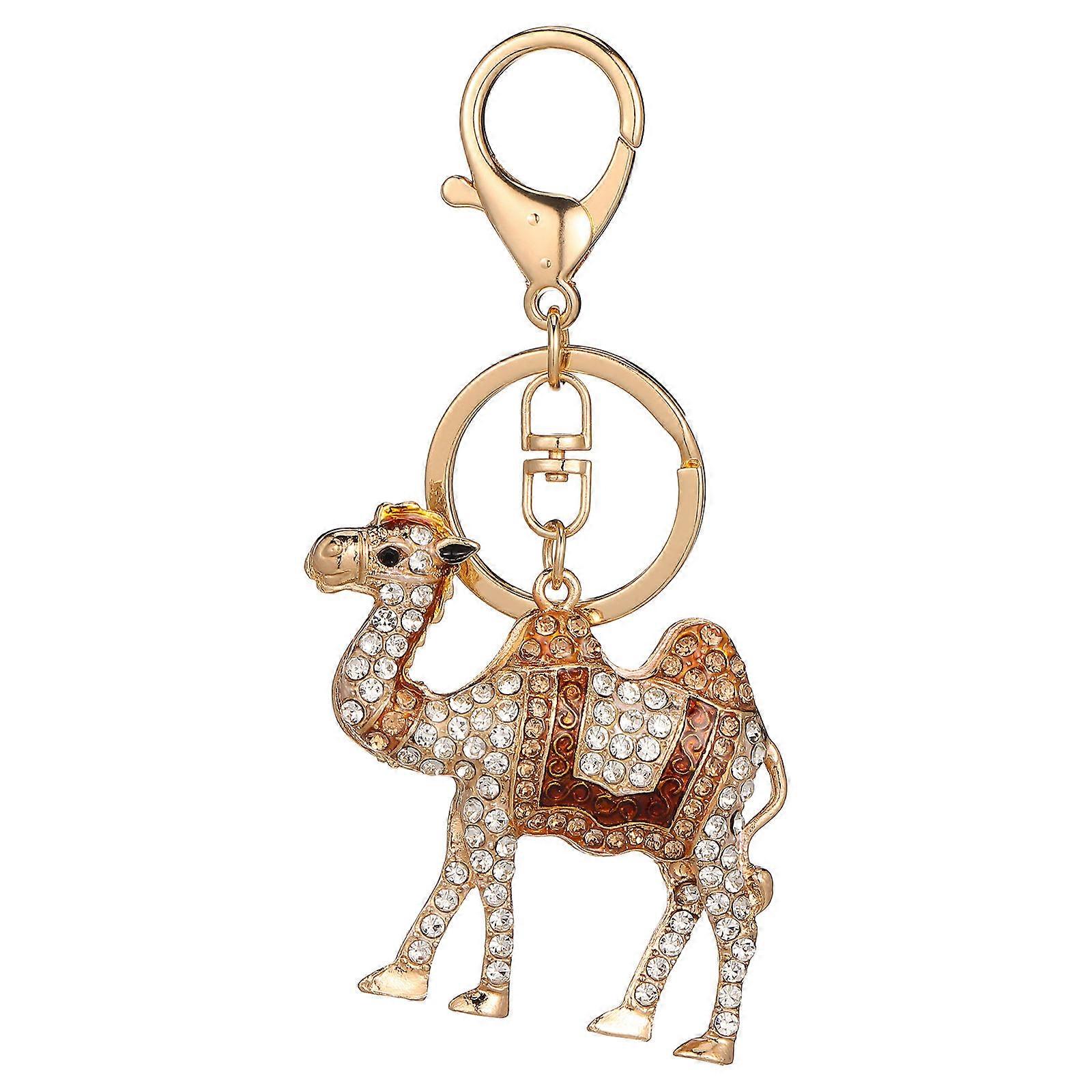 1PC Stylish Camel Shape Keychain Pendant Bag Accessory Holder for Handbag Gift Decoration