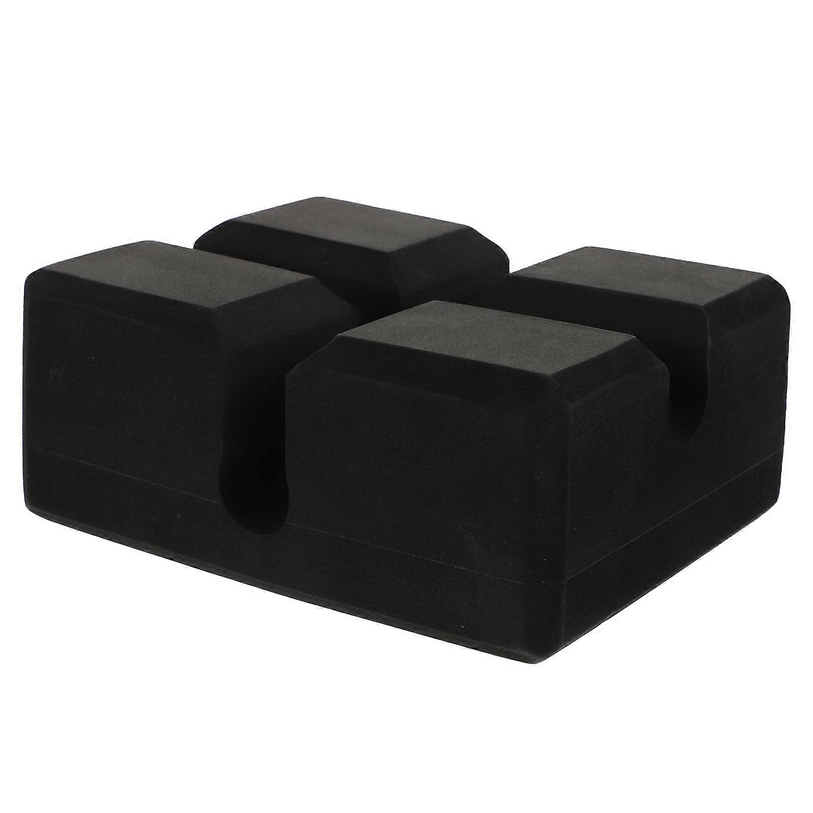 1pc Bench Press Brick Barbell for Multiple Height Squat Bench Press Assistant Board Black