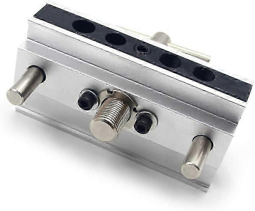 Precision Self-Centering Dowel Drill Bit for Woodworking Projects - Silver Finish