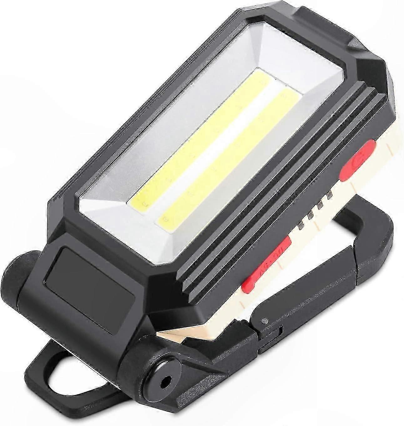 LED Work Light with Rechargeable Battery and 4 Brightness Settings for Construction Projects