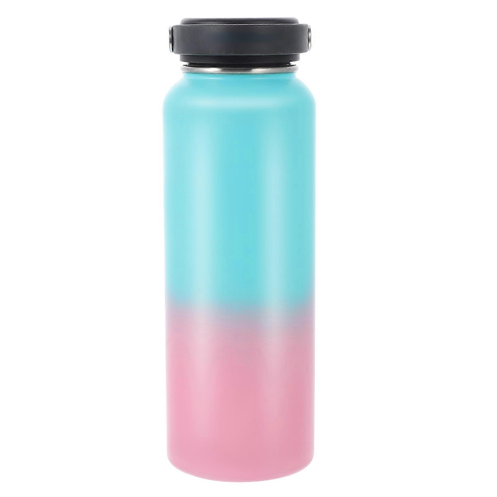 Elegant Design Portable Thermal Cup Stainless Steel Assorted Color Perfect For Hiking Running 24X9CM Sealing Lid 1Set