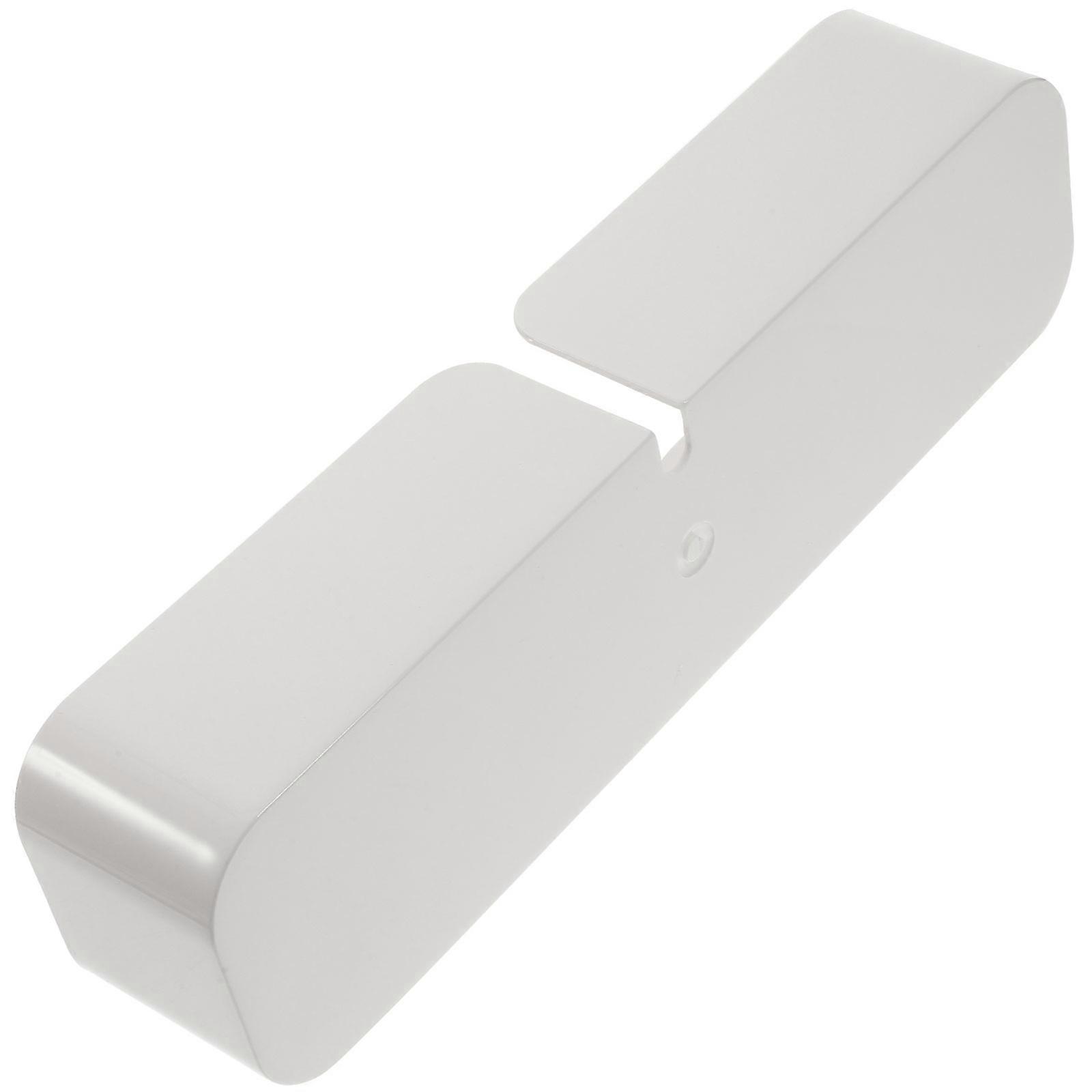 Multi Functional Adhesive Wall Storage Box for Kitchen, Living Room & Bathroom – Holds Remotes, Phones, Cables & Small Items – Medium White Organizer