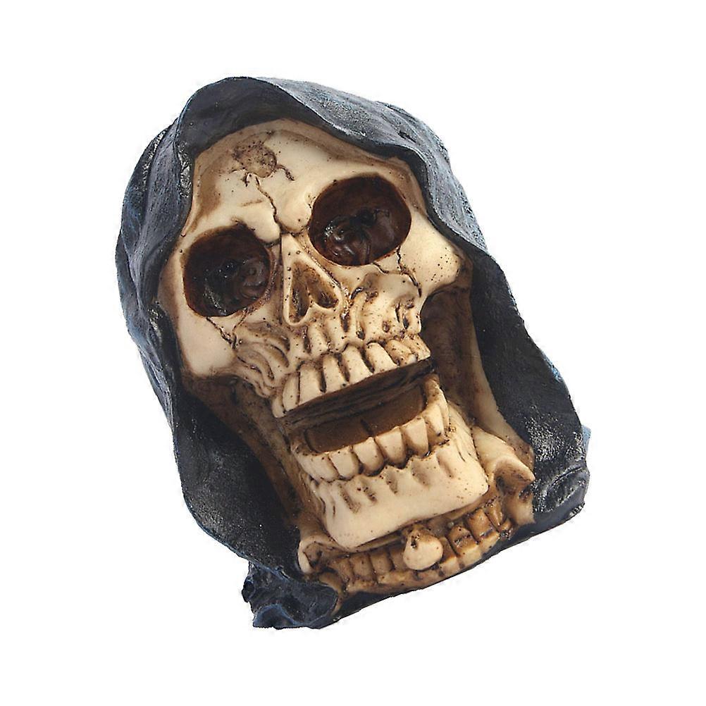 Skull Adornment 1Pcs Animated Skull Design Halloween Decoration Assorted Color Photo Props