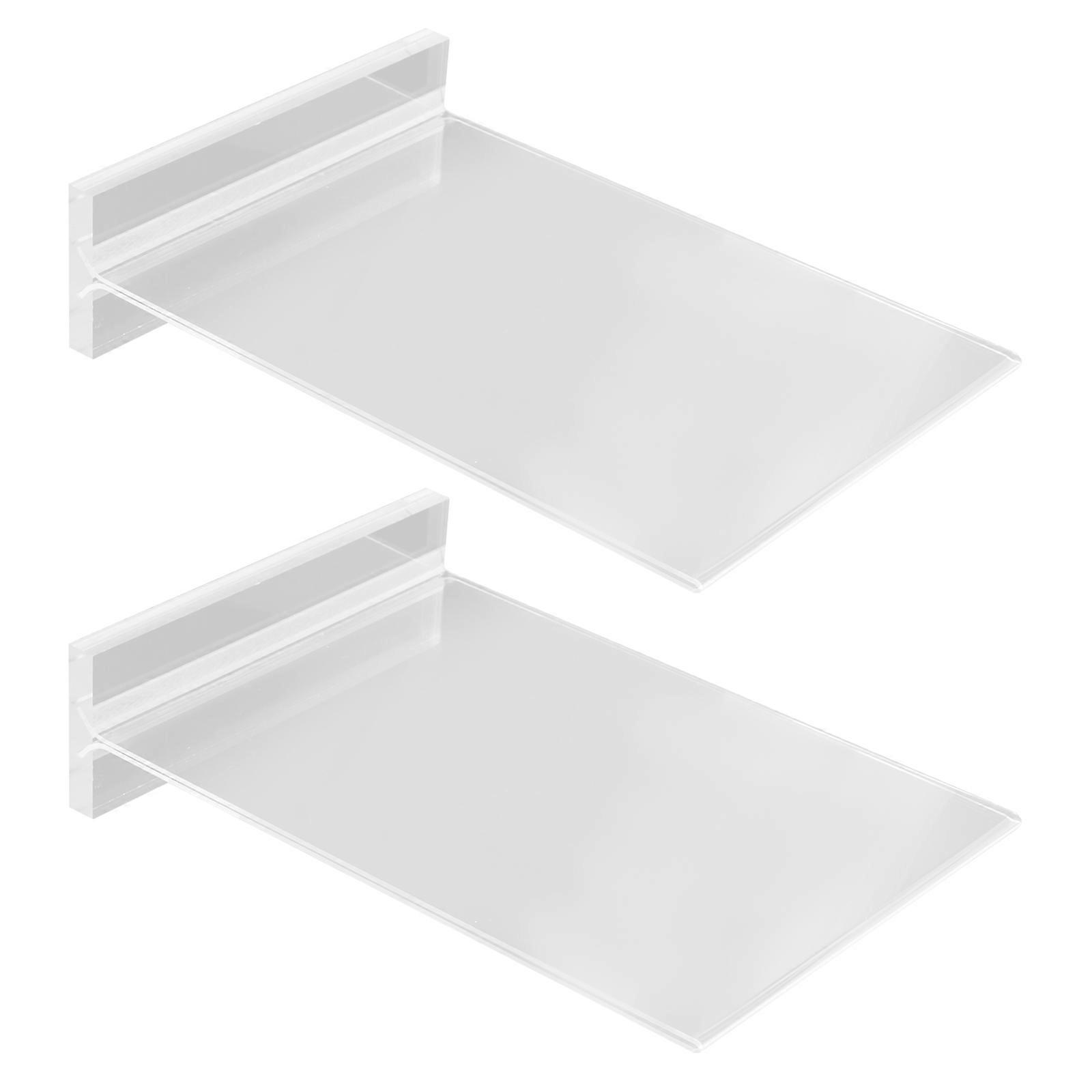 Acrylic Display Stand for Tabletop Sign Holders Transparent and for Cafes Restaurants 2 Pieces