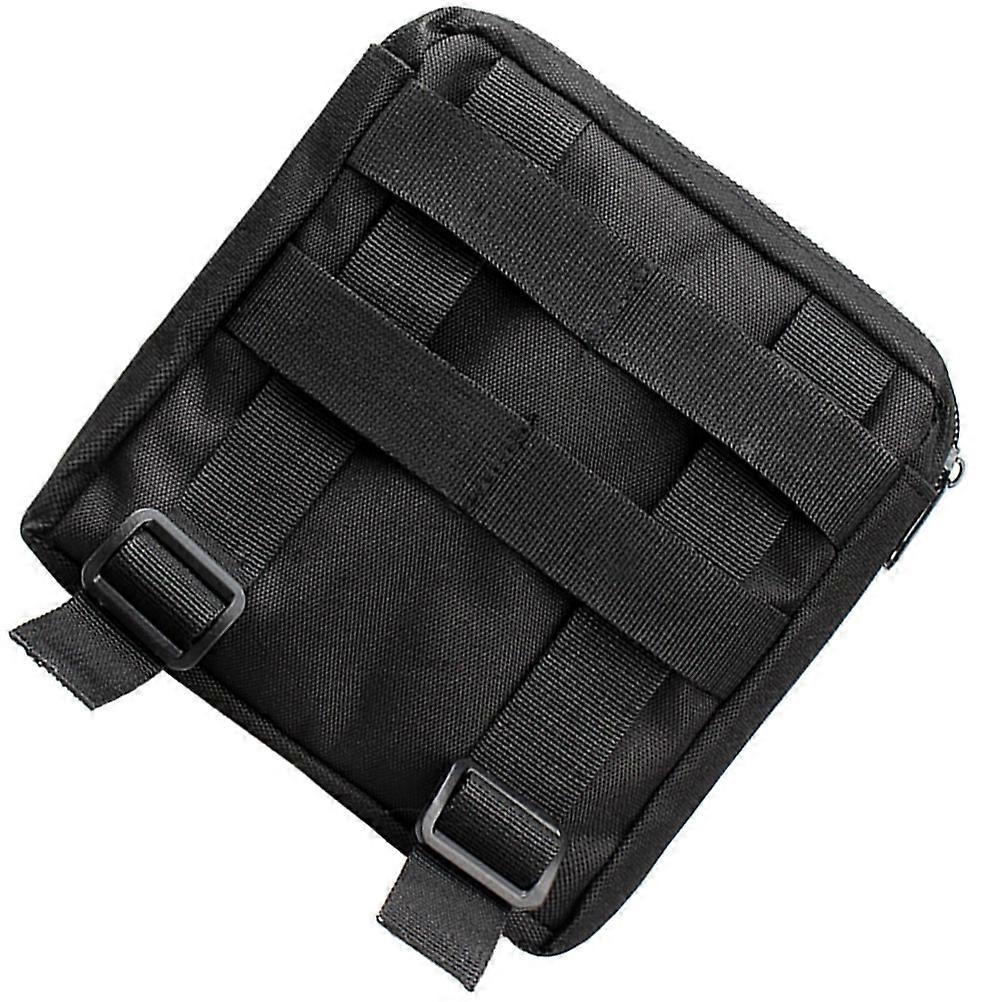 Black Nylon Fanny Pack for Home Use with Smooth Zipper and Multifunctional Storage 10.5 Inches