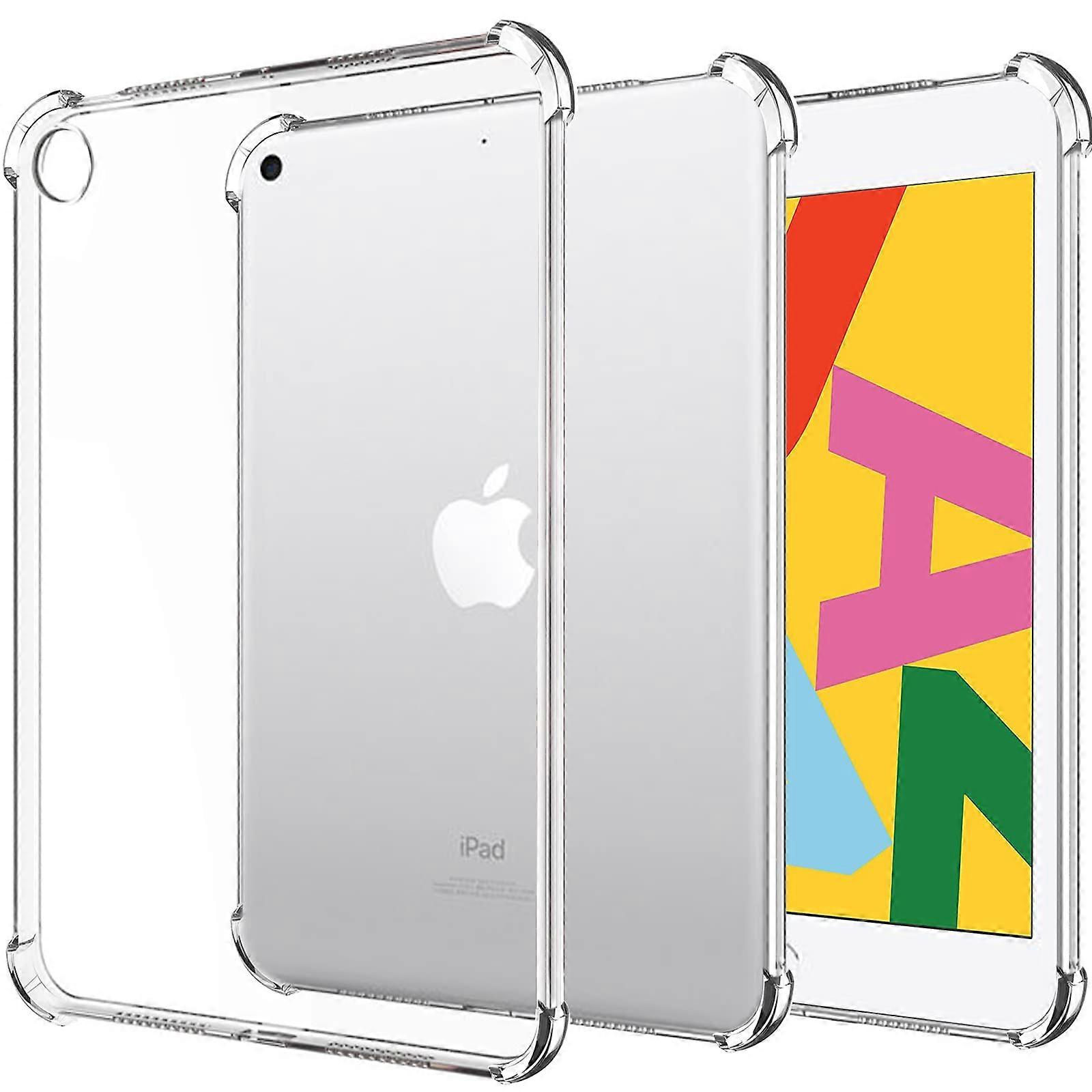 Case for iPad 10.2 Transparent Silicone Shockproof Slim Back Cover Protective (2 Pack)