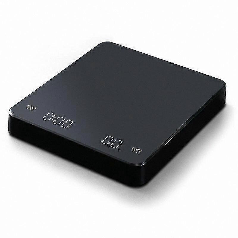 Precision Coffee Scale with Timer LED Display USB Rechargeable 3kg Capacity 0.1g Accuracy oz/ml/g Measurement for Espresso and Kitchen Use