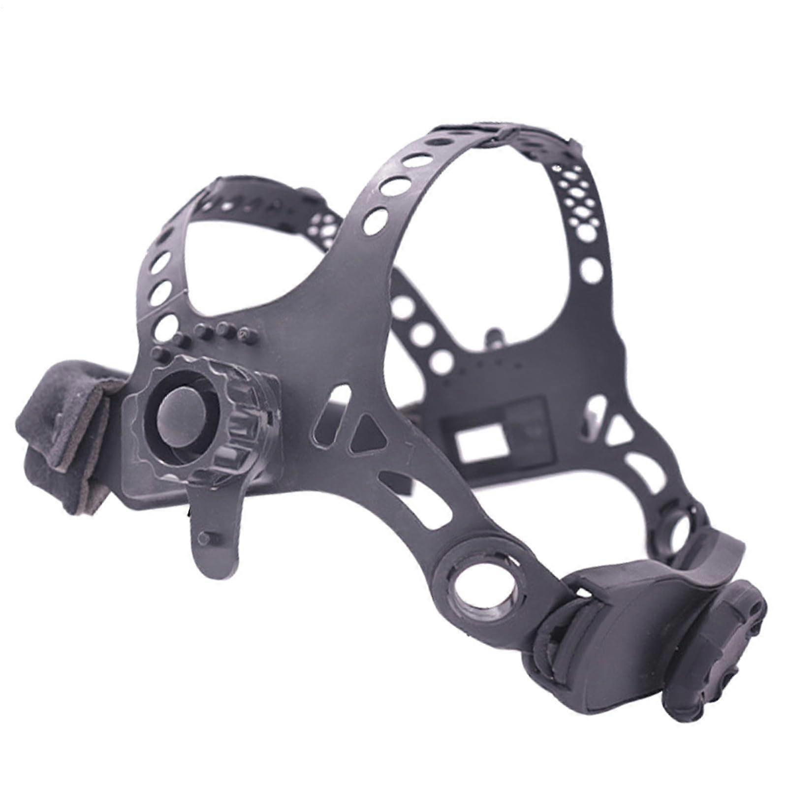 Headgear Ratchet Adjustable Welding Helmet Headband For Square Hole Welders Double Strap Safety Hard Hat Compatible Pipeliner