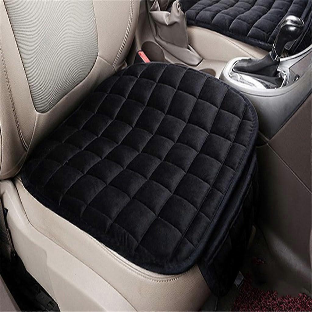 Auto Winter Seat Cushion for Acura RDX 20102018, Comfortable Breathable Plush NonSlip, A2xBlack Front Row
