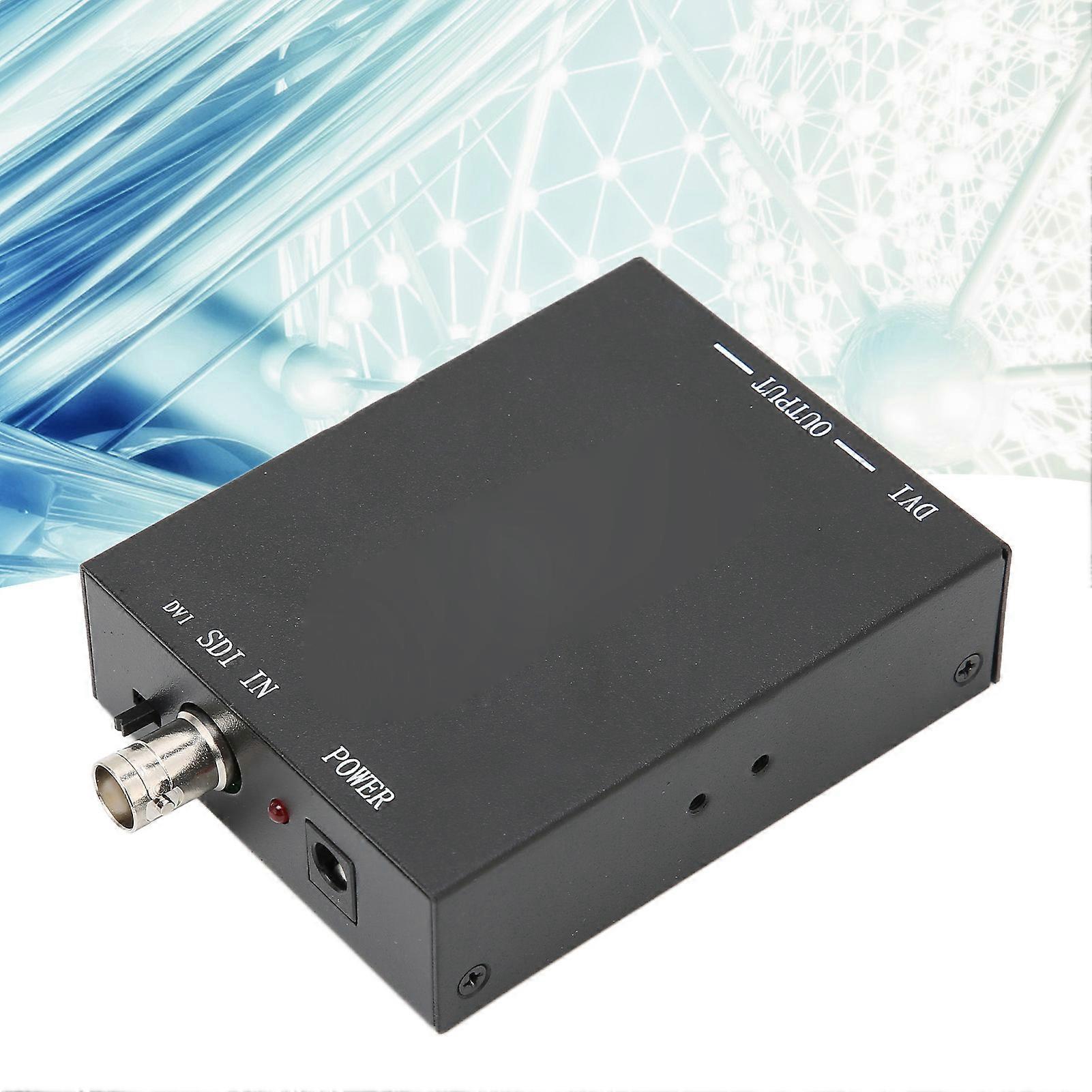 A8 SDI to HD Multimedia Interface Converter HD 1080P SDI to DVI Converter Supports HDSDI 3GSDI Signals AC