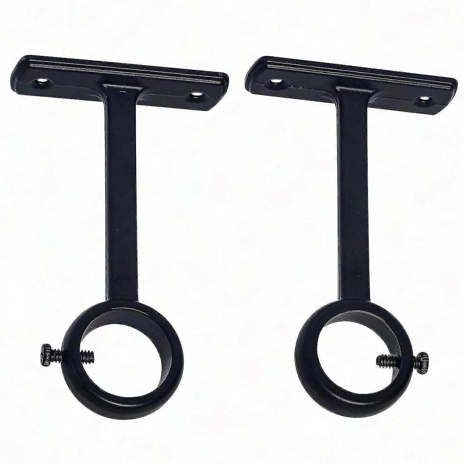 Supports de tringle à rideau montés au plafond robustes pour porte-tringle de 1 pouce (ensemble)