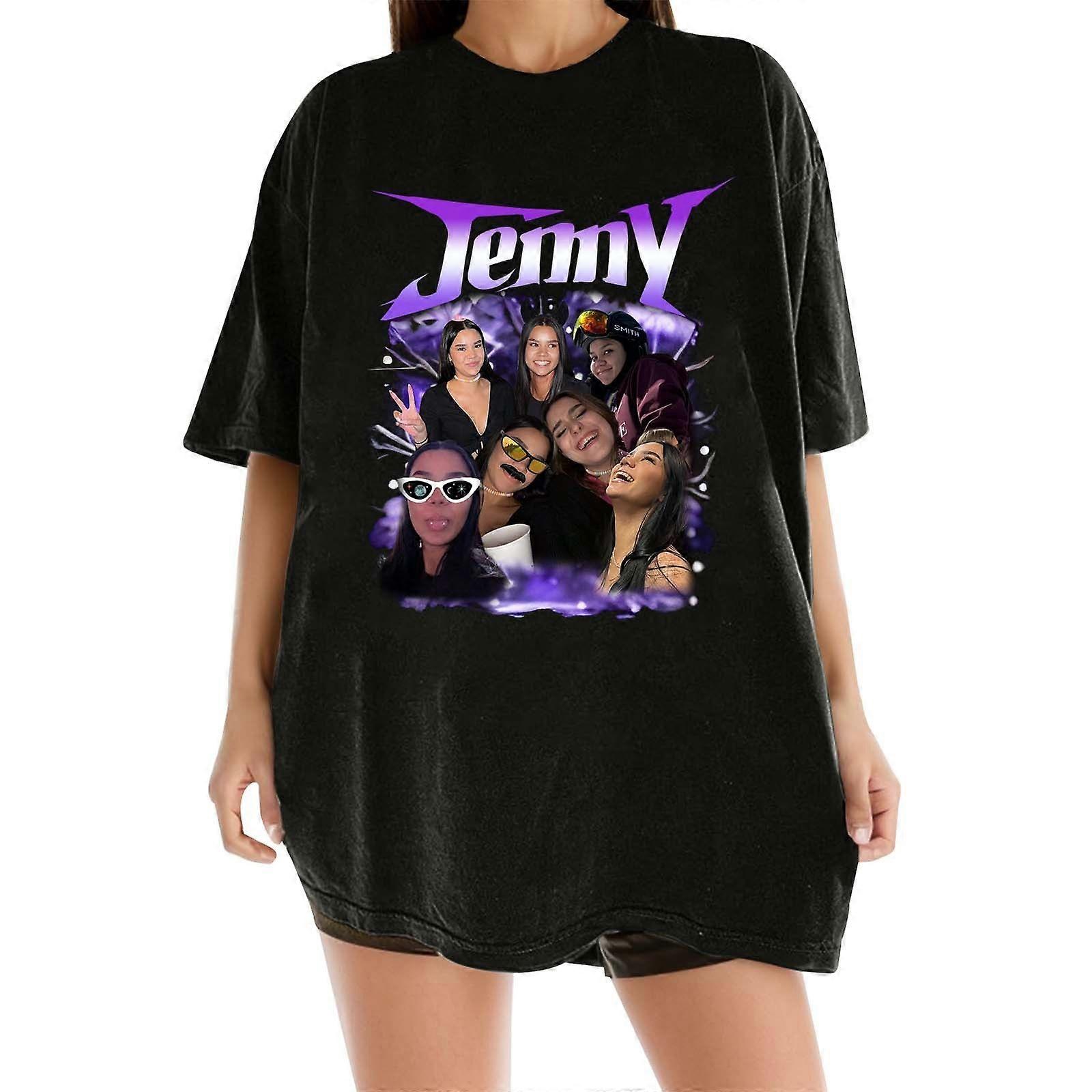 Women's Oversized Graphic T-Shirt with Jenny Print