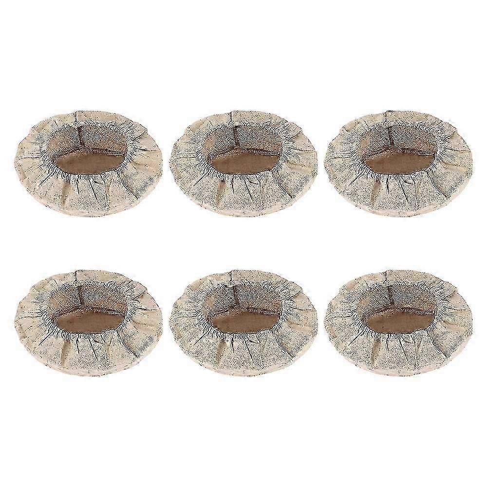 6pcs ανθεκτικές επενδύσεις καλαθιών ψησίματος, ζαχαροπλαστική 23X23X8CM που κατασκευάζει τις καλύψεις υφασμάτων για το σπίτι