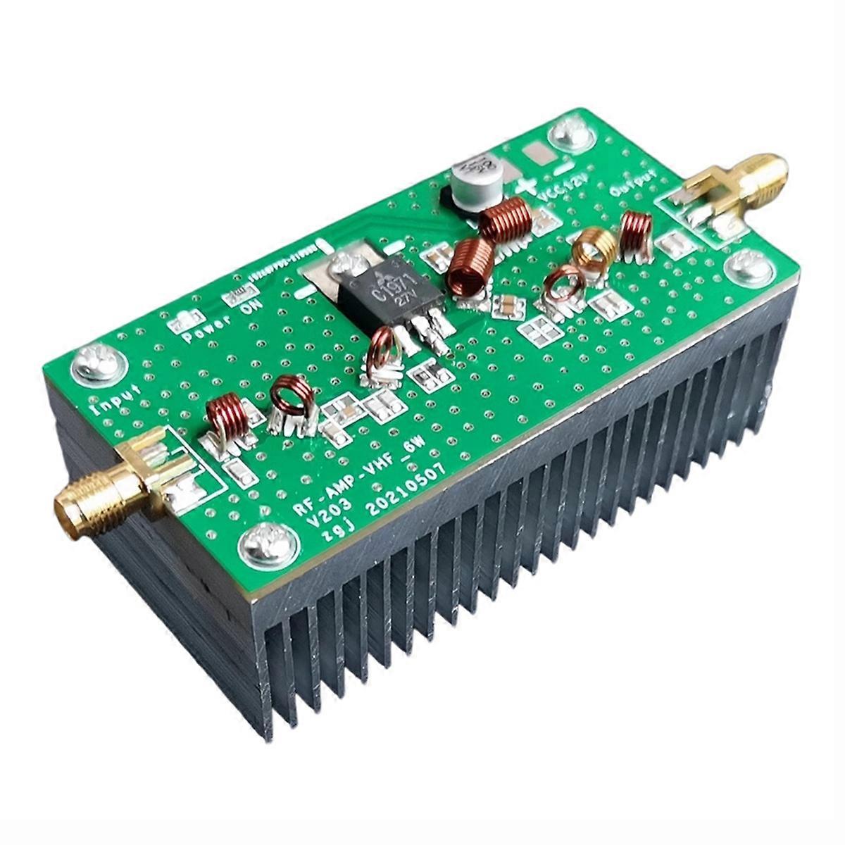 6W RF Power Amplifier VHF FM 12V for Ham Radio FM Transmitter